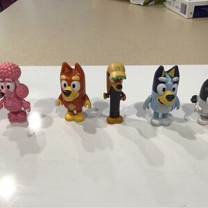 Bluey family and friends Figures